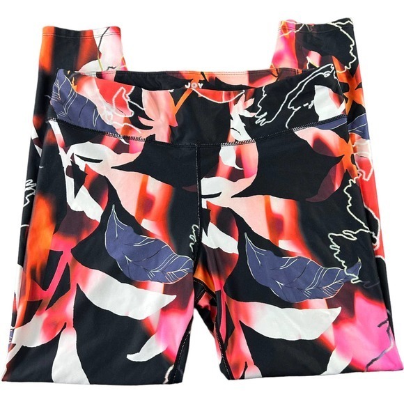 Joy Lab Leggings Feathery Floral Size XL - Picture 2 of 6